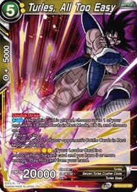Turles, All Too Easy - Saiyan Showdown - Dragon Ball Super: Masters card