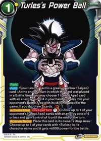 Turles's Power Ball - Saiyan Showdown - Dragon Ball Super: Masters card