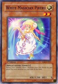 White Magician Pikeru - Structure Deck: Spellcaster's Judgment - YuGiOh card