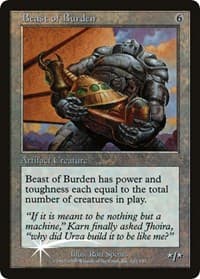 Beast of Burden (No Date) - Prerelease Cards - Magic: The Gathering card