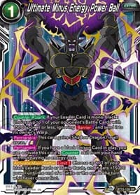 Ultimate Minus Energy Power Ball - Saiyan Showdown - Dragon Ball Super: Masters card