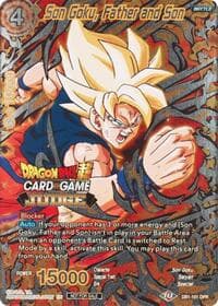 Son Goku, Father and Son - Judge Promotion Cards - Dragon Ball Super: Masters card