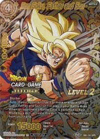 Son Goku, Father and Son (Level 2) - Judge Promotion Cards - Dragon Ball Super: Masters card