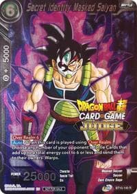 Secret Identity Masked Saiyan - Judge Promotion Cards - Dragon Ball Super: Masters card