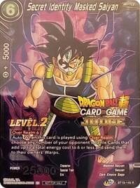 Secret Identity Masked Saiyan (Level 2) - Judge Promotion Cards - Dragon Ball Super: Masters card