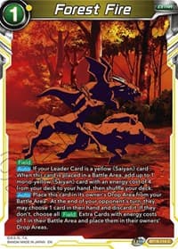Forest Fire - Saiyan Showdown - Dragon Ball Super: Masters card