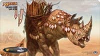 Magic Grand Prix 2015 Playmat: San Jose - Siege Rhino - Magic Promotional Playmats - Playmats card