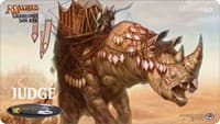 Magic Grand Prix 2015 Playmat: San Jose - Siege Rhino (Judge) - Magic Promotional Playmats - Playmats card