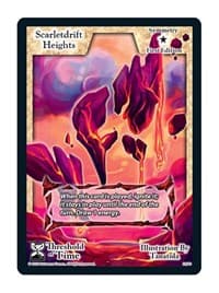 Scarletdrift Heights - Threshold of Time - Exodus TCG card