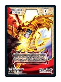 Breaking Helver - Threshold of Time - Exodus TCG card