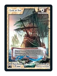 Lost at Sea - Threshold of Time - Exodus TCG card