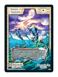 Season of Torrents - Threshold of Time - Exodus TCG card