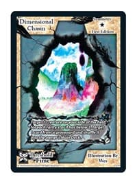 Dimensional Chasm - Threshold of Time - Exodus TCG card