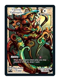 Visceral Valvengine - Threshold of Time - Exodus TCG card
