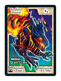 Kindlefire Hound - Threshold of Time - Exodus TCG card
