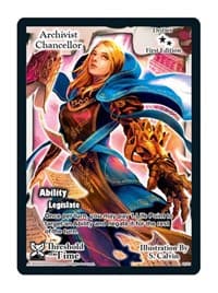 Archivist Chancellor - Threshold of Time - Exodus TCG card