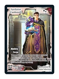 Archivist Cardsmith - Threshold of Time - Exodus TCG card