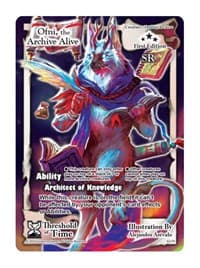 Ofni, the Archive Alive - Threshold of Time - Exodus TCG card