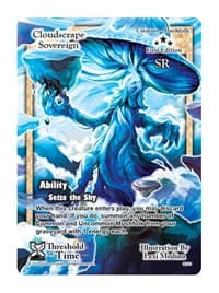 Cloudscrape Sovereign - Threshold of Time - Exodus TCG card