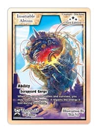 Insatiable Abysm - Threshold of Time - Exodus TCG card