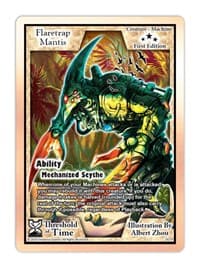 Flaretrap Mantis - Threshold of Time - Exodus TCG card