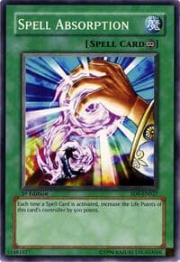 Spell Absorption - Structure Deck: Spellcaster's Judgment - YuGiOh card