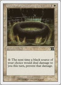 Circle of Protection: Black - Classic Sixth Edition - Magic: The Gathering card