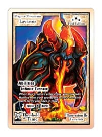 Magma Mountain Lavassus - Threshold of Time - Exodus TCG card