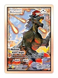Vengeance Behemoth - Threshold of Time - Exodus TCG card
