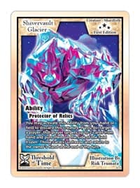 Shivervault Glacier - Threshold of Time - Exodus TCG card