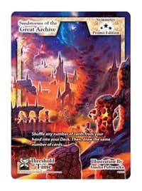 Sandstorms of the Great Archive (Promo Edition) - Exodus Promo Cards - Exodus TCG card