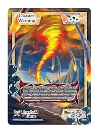 Disaster Warning (Promo Edition) - Exodus Promo Cards - Exodus TCG card