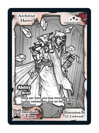 Archivist Maven (Limited Edition) - Limited Edition Sketch Cards - Exodus TCG card