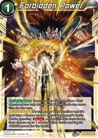 Forbidden Power - Saiyan Showdown - Dragon Ball Super: Masters card