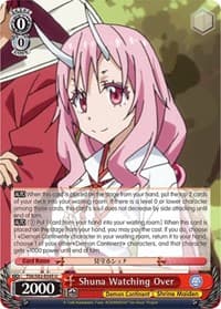 Shuna Watching Over - That Time I Got Reincarnated as a Slime Vol.2 - Weiss Schwarz card