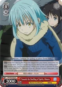 Towards the Dwelling of Spirits, Rimuru - That Time I Got Reincarnated as a Slime Vol.2 - Weiss Schwarz card