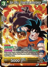 Son Goku, Steadfast Assistance - Saiyan Showdown - Dragon Ball Super: Masters card