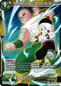 Tien Shinhan & Chiaotzu, Battle at the Tree - Saiyan Showdown - Dragon Ball Super: Masters card