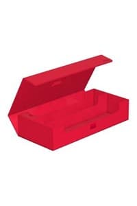 Superhive XenoSkin 550+ Monocolor Deck Case - Red - Ultimate Guard Deck Boxes - Deck Boxes card