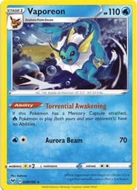 Vaporeon - 030/185 (Cosmos Holo) - Miscellaneous Cards & Products - Pokemon card