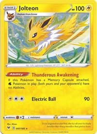 Jolteon - 047/185 (Cosmos Holo) - Miscellaneous Cards & Products - Pokemon card