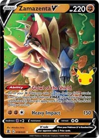 Zamazenta V - Celebrations - Pokemon card