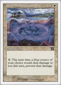 Circle of Protection: Blue - Classic Sixth Edition - Magic: The Gathering card