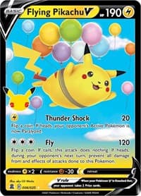 Flying Pikachu V - Celebrations - Pokemon card
