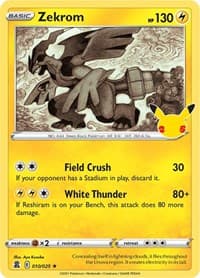 Zekrom - Celebrations - Pokemon card