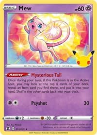 Mew - Celebrations - Pokemon card