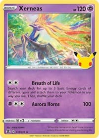 Xerneas - Celebrations - Pokemon card