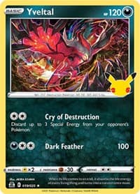 Yveltal - Celebrations - Pokemon card
