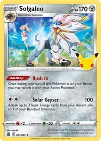 Solgaleo - Celebrations - Pokemon card