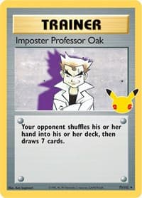 Imposter Professor Oak - Celebrations: Classic Collection - Pokemon card